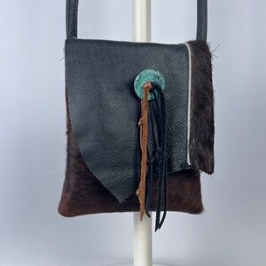 Handmade | Cowhide Crossbody Medicine Bag